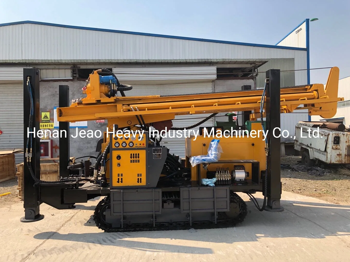 350m Deep Crawler Water Well Drilling Equipment for Hard Rock