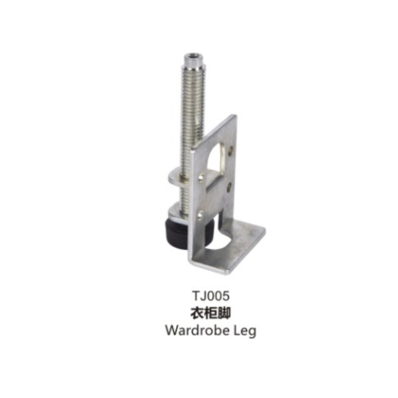 Yg080 Adjustable Support Legs in Metal in Silver for Cabinets