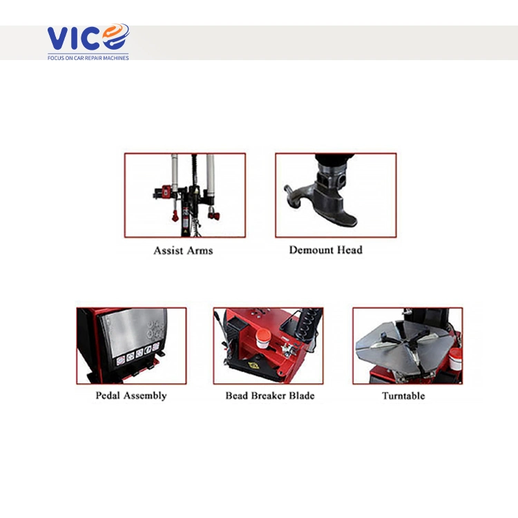 Vico Professional cambiador de neumáticos para coche de la máquina del cambiador de neumáticos Vtb-Yk850A