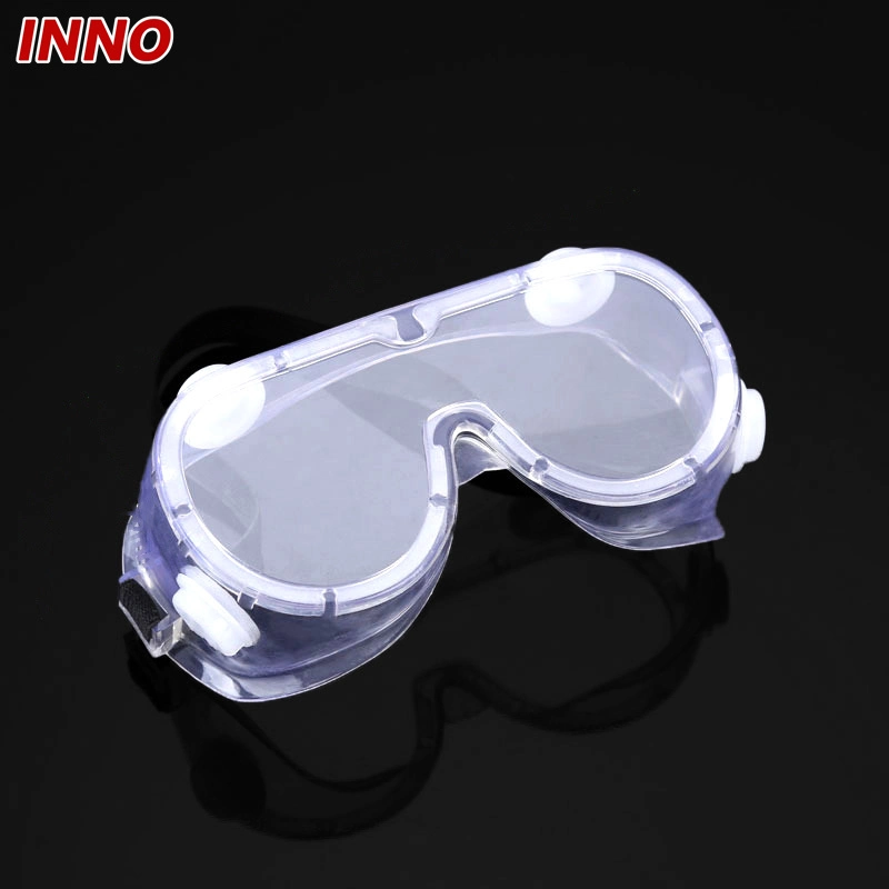 Inno-Aj003 Manufacturer Wholesale/Supplier Anti Fog Fully Fit Soft PVC Frame Polycarbonate Lens Safety Glasses Environmental Protection