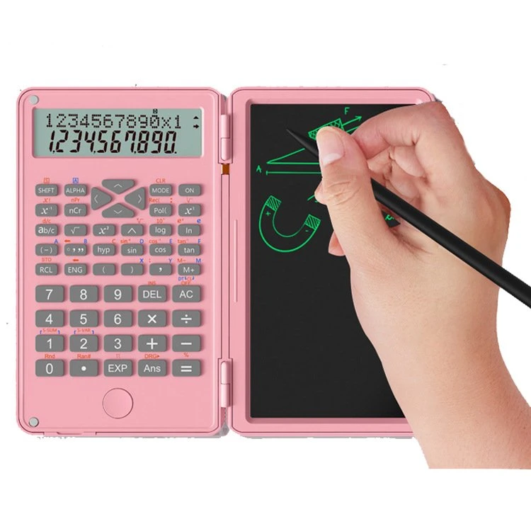 Escritorio plegable dibujo de la placa electrónica pantalla de 12 dígitos Calculadora científica