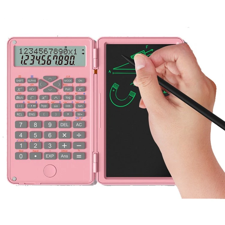 Foldable Desktop Electronic Board Drawing 12 Digit Display Scientific Calculator