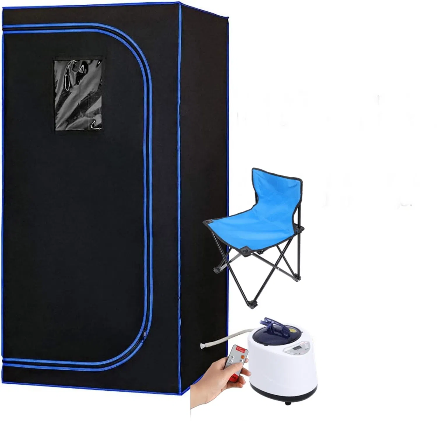 Portable Steam Sauna SPA for Home Relaxation 2.6L 1000W Steamer Remote Control