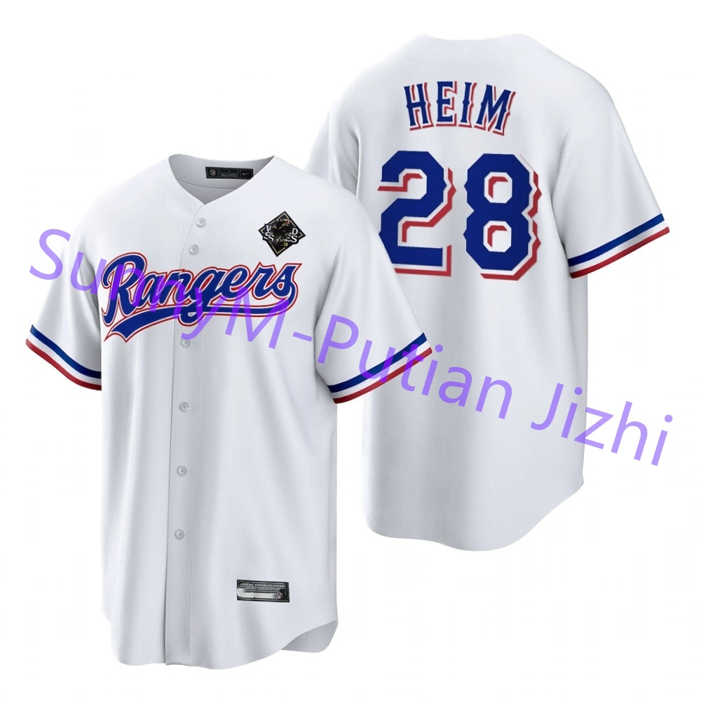 Wholesale/Supplier Dropshipping Texas Rangers White 2023 World Series Replica Jersey Cool Base