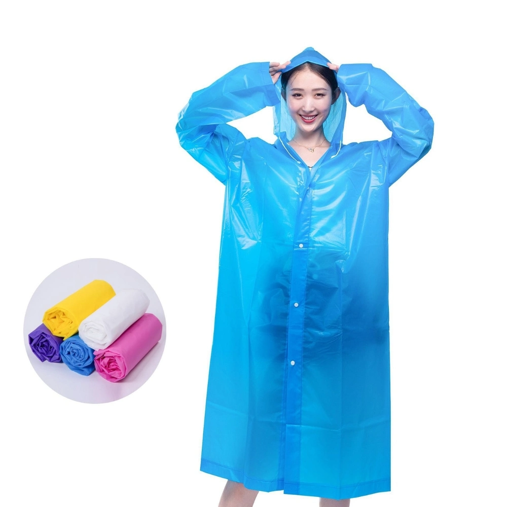 Disposable Raincoat Thickened Adult Raincoat Outdoor Travel Raincoat Long Body Anti-Storm Single Men and Women Jacket Bl23267