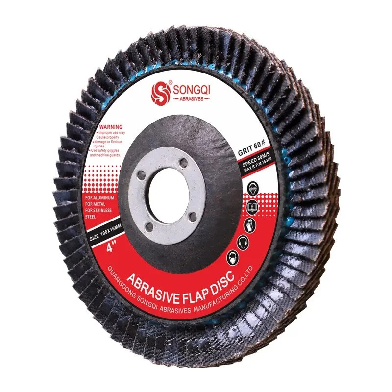 115*22mm 4inch Angle Grinder Disc Abrasive Flap Disc for Metal and Stainless Steel