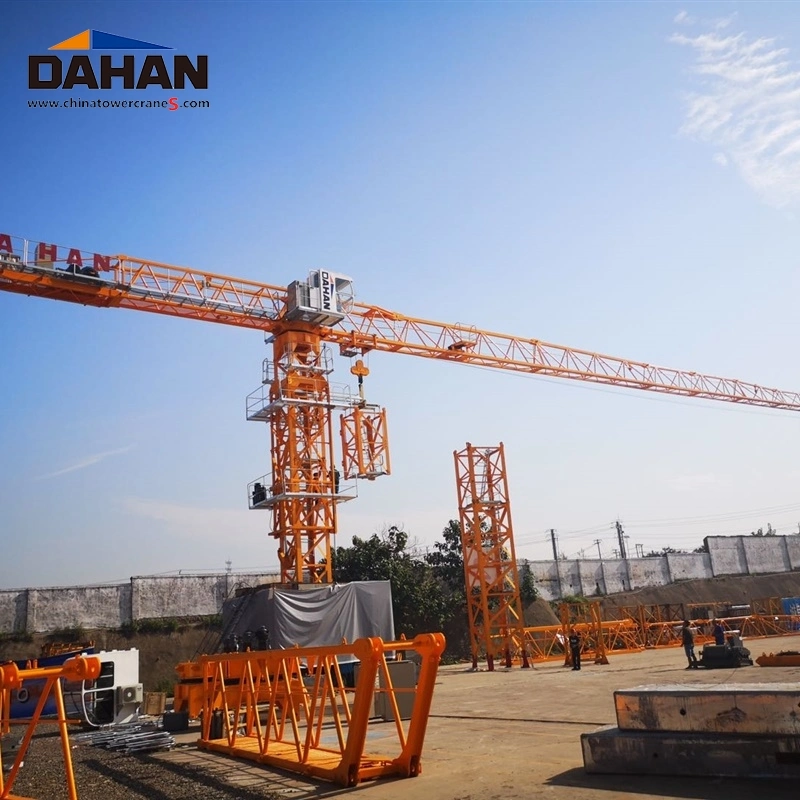 Dahan Tower Crane 150-200m 8t Flat Top Tower Crane Hot Selling Global Crane Manufacturer Tower Crane