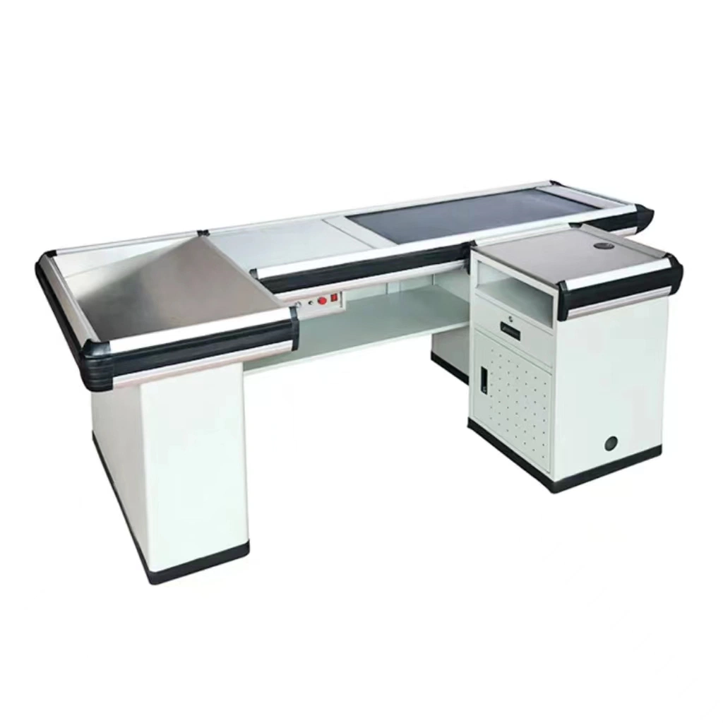 Factory Manufacturing Price Shelves Cash Checkout Table Counter Cashier Normal Supermarket Counter