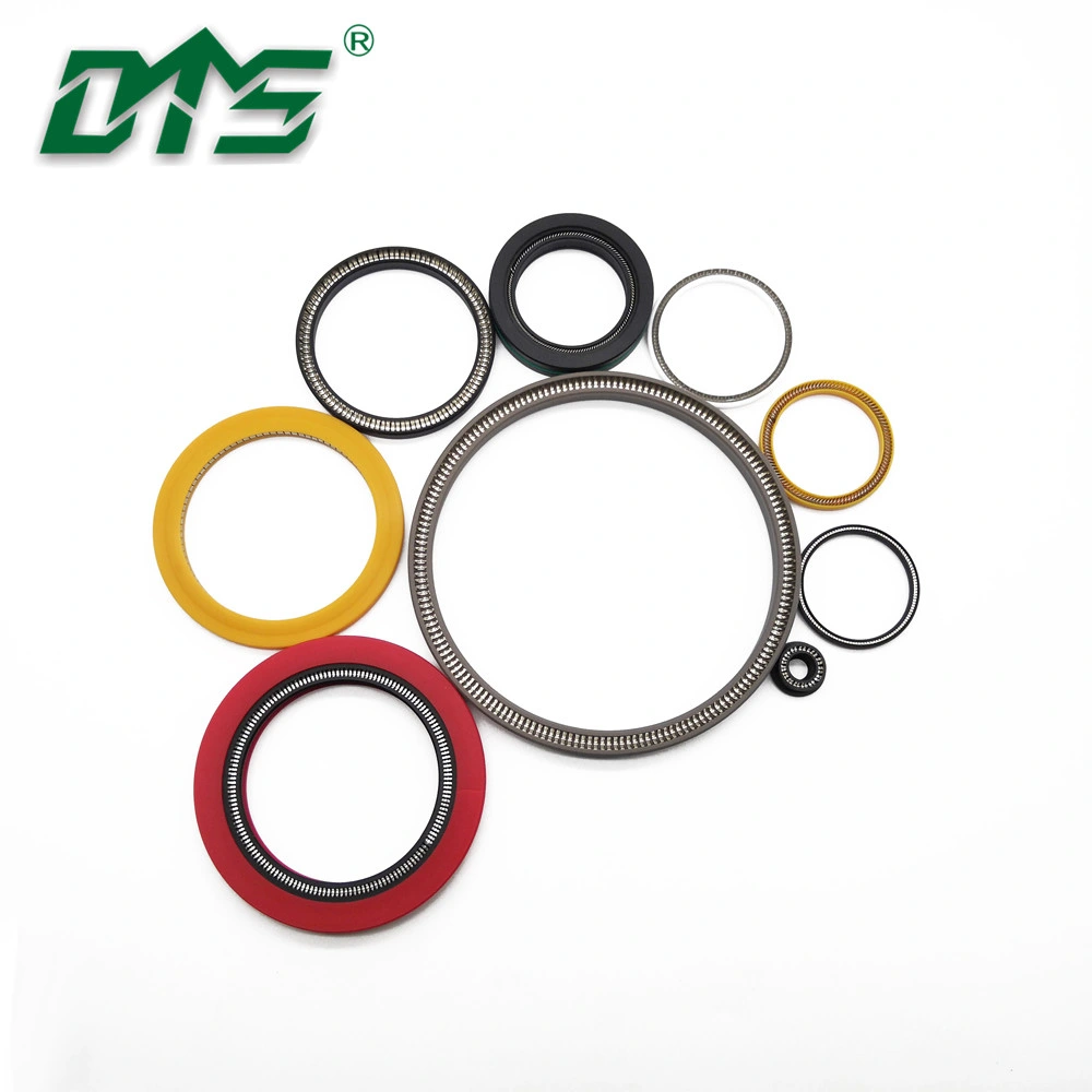 Hydraulic Mechanical Pump Valve Variseal Customized PTFE Carbon Praphite Peek Double Lip Piston Rod Rotary Oil Spring Energized Seal