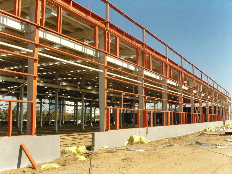 Productos populares Prefab estructura de acero ligero fábrica industrial Taller de construcción (KXD-63)