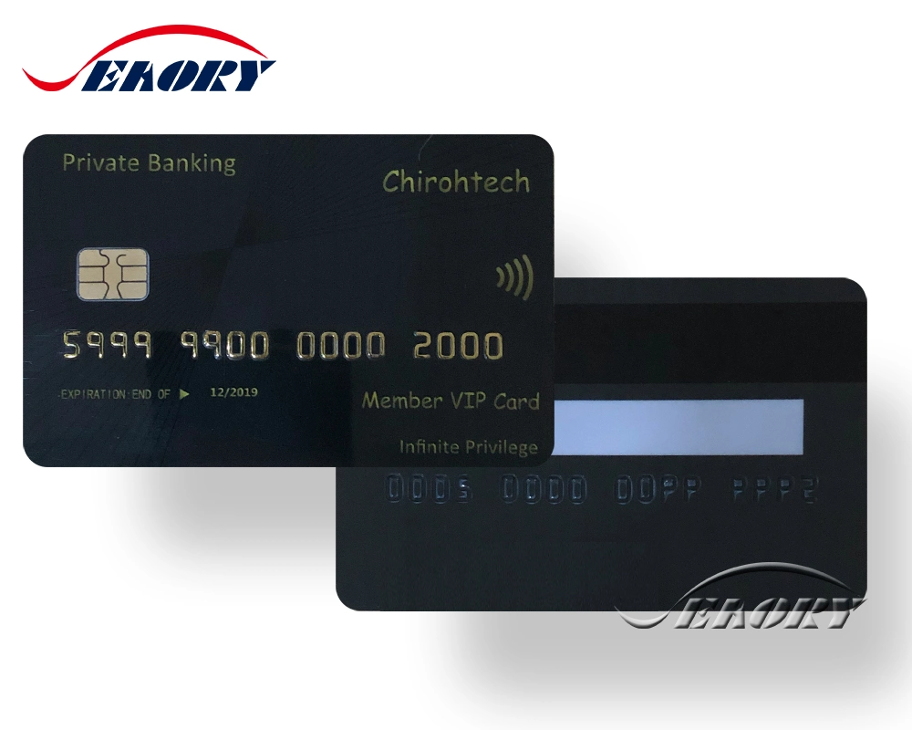 OEM Factory Custom Printed Dual Interface Blank Credit Card Bank Card