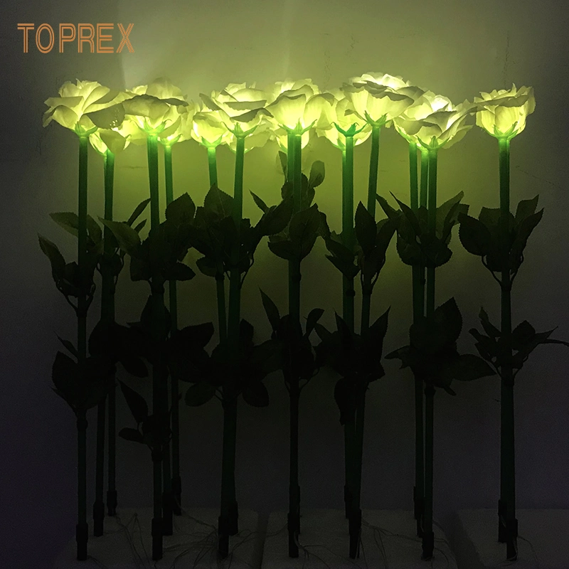 High quality/High cost performance  Festival Lighting Glitter Gift LED Light Artificial Flower