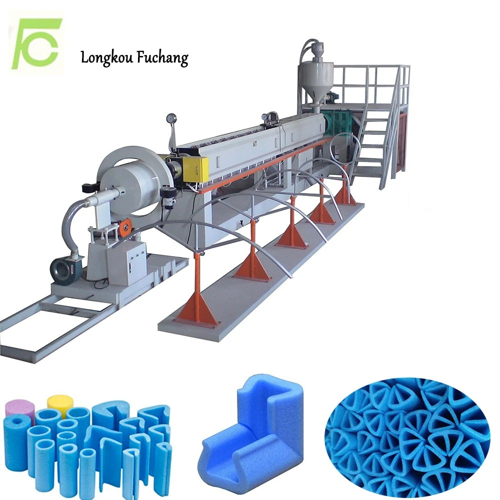 EPE Foam Sheet Machine Extruder Expandable Polyethylene Plastic Machinery Manufacturer Low Density Good Cell Structure