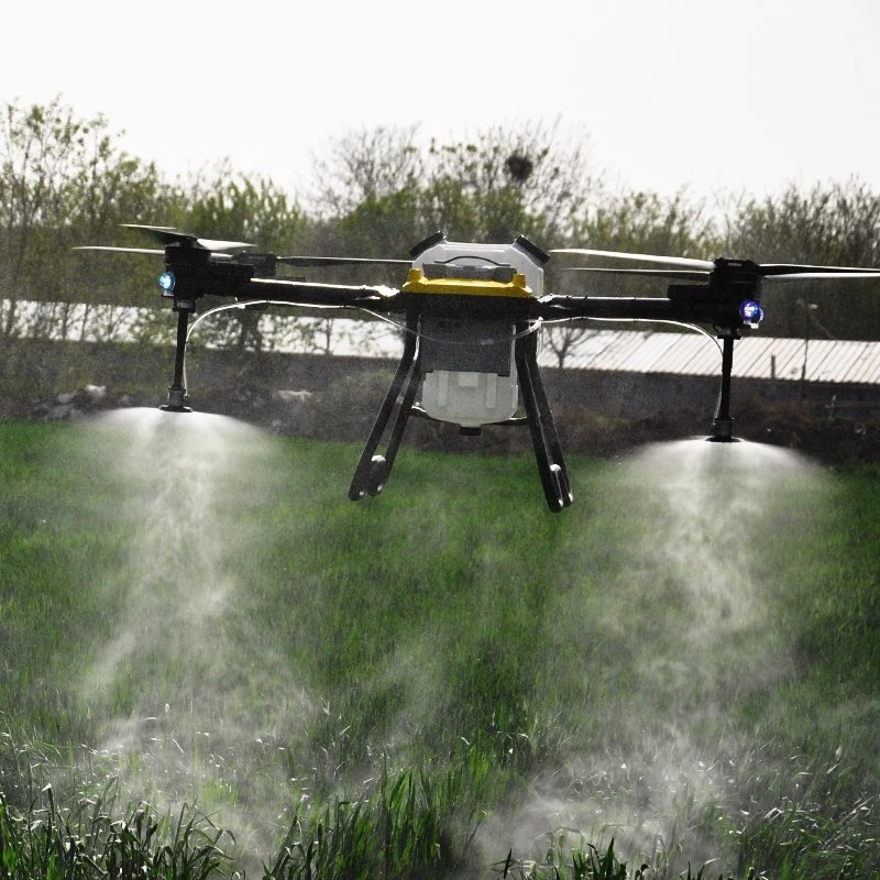 Fábrica Venta directa 30 litros Joyance fumigación agrícola Drone con Boquillas centrífugas/pulverizador de fertilizante para gránulos