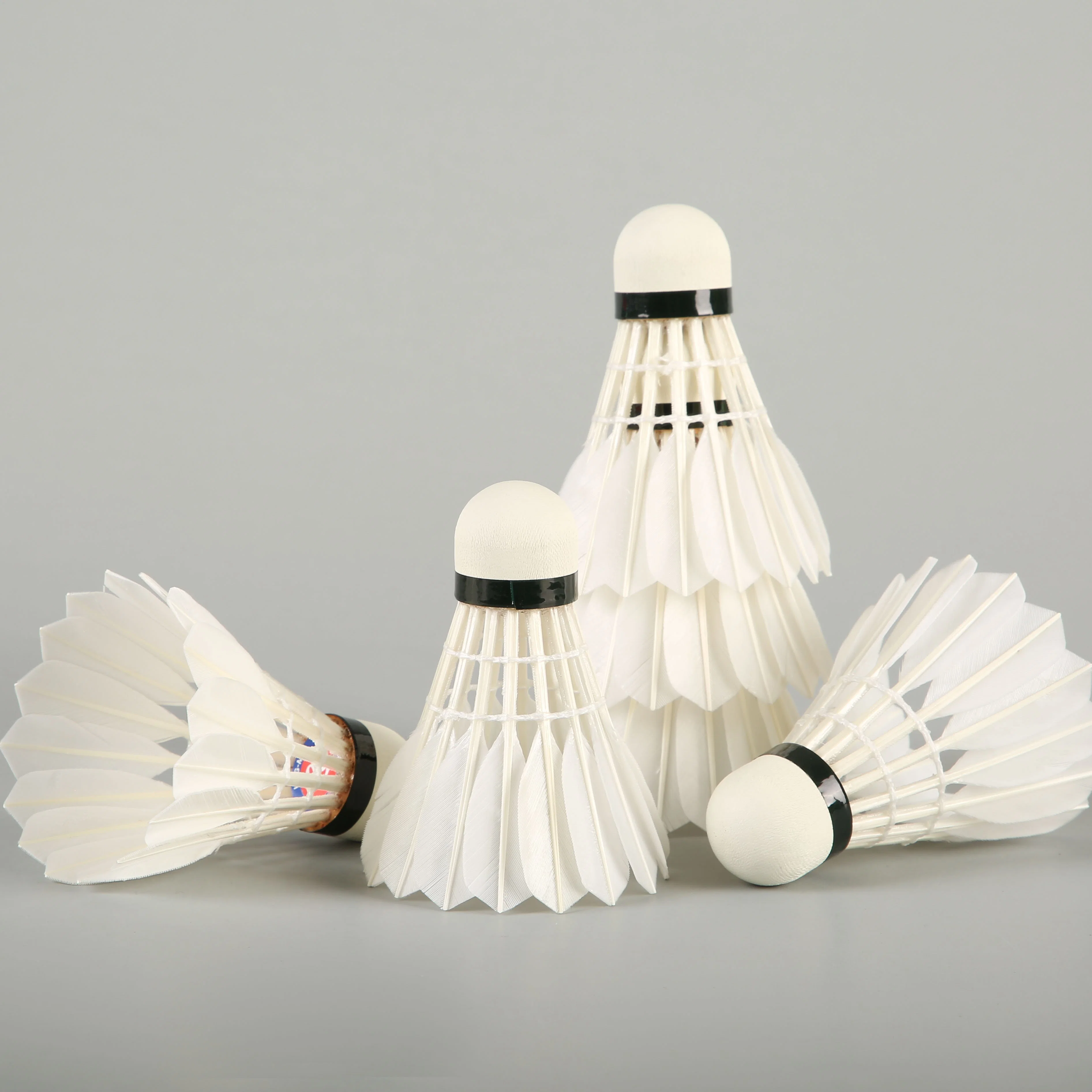 China fábrica de suministro Precio Mayorista/Proveedor ganso plumas Badminton shuttlecock