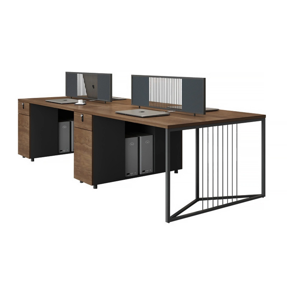 Simple and Modern Staff Office Desk Wooden Office Furniture