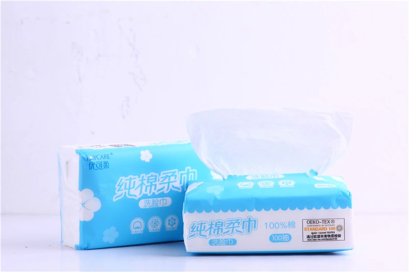 OEM 100% Cotton Beauty Remover Facial Cotton Tissue