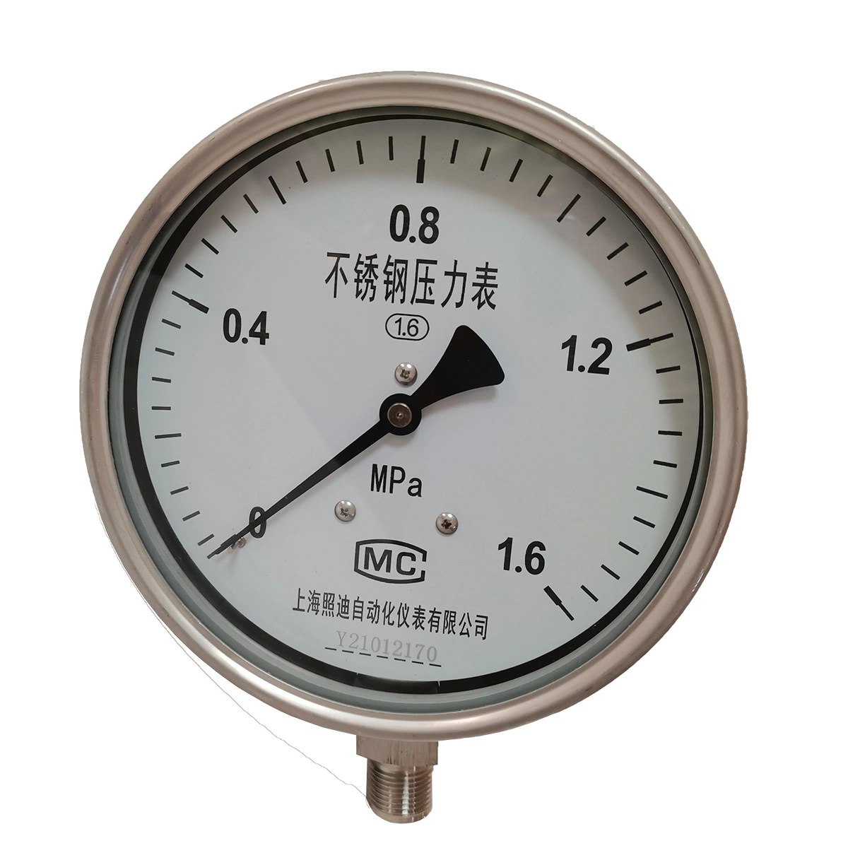 2.5 Inches Manometer Shock Proof Liquid Filled Stainless Steel Pressure Gauge