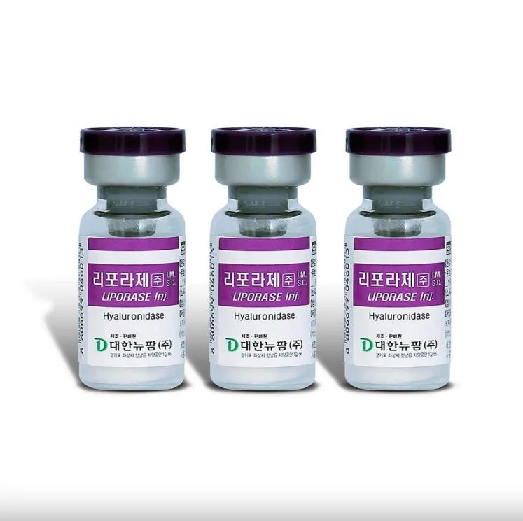 Original Korea Hyaluronidase for Dermal Filler Dissolving Injection Liporase 1500iu Natural Enzyme