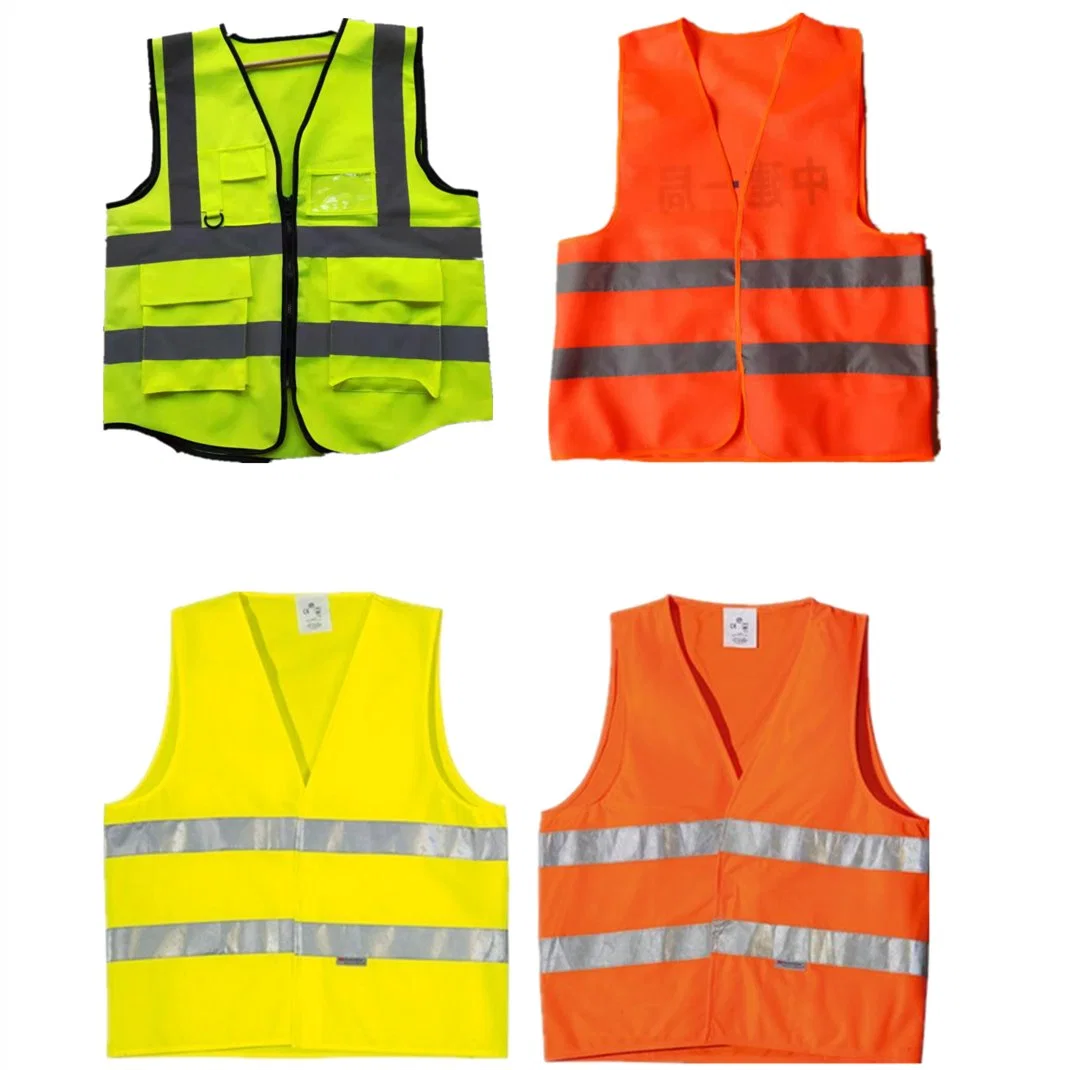 Logo Print 100% Polyester Jacket Security Vest Reflective Jacket Jumper / Hi Vis Safety Vest Cheap Price