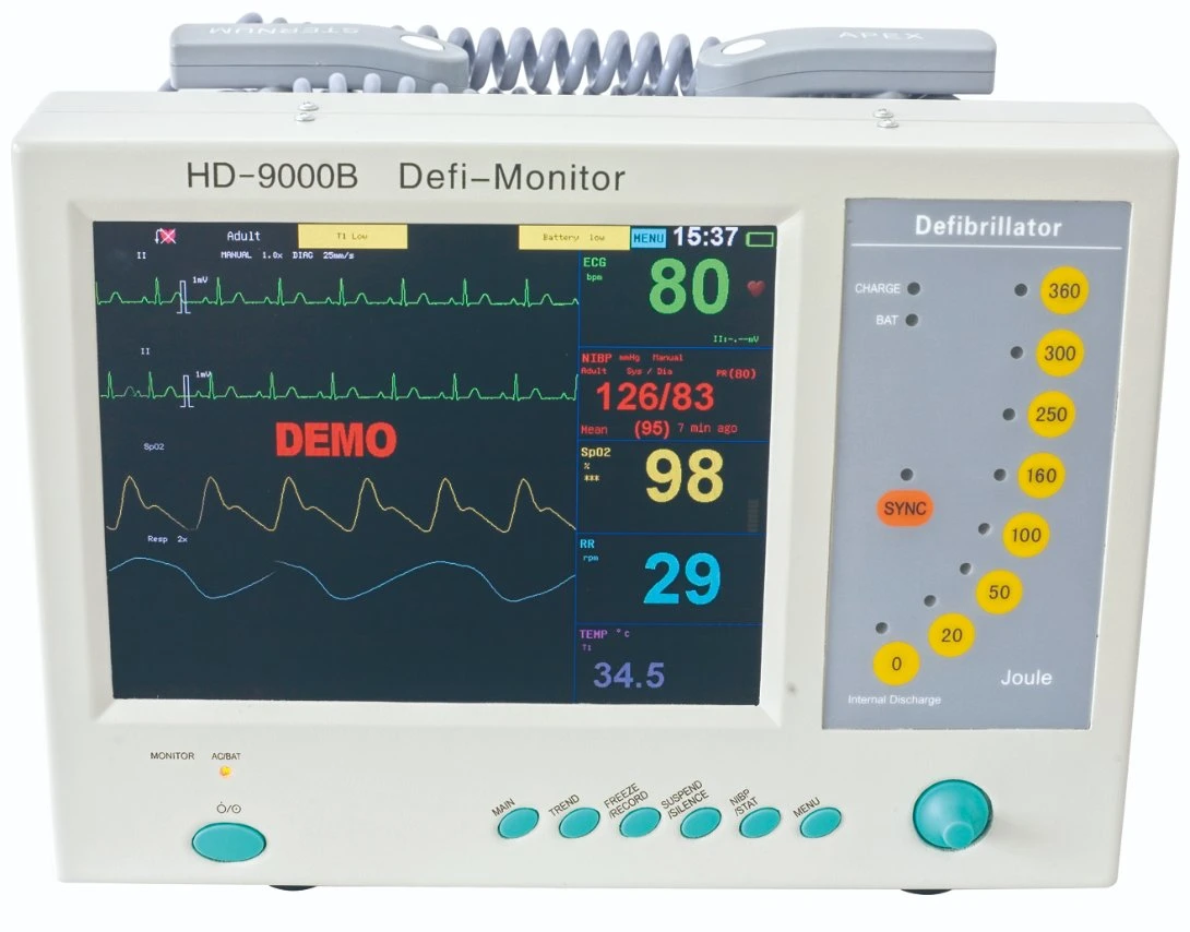 High quality/High cost performance Defibrillator HD-8000A Biphasic with Good Price