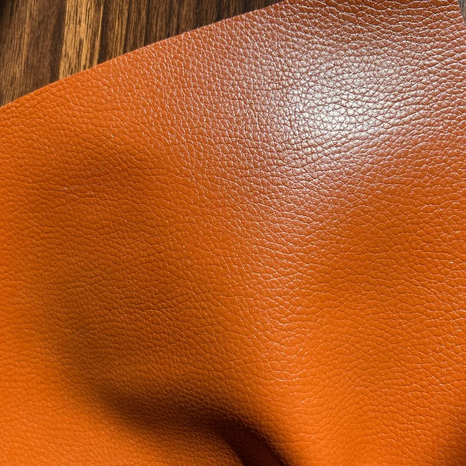 Wholesale/Supplier Factory Supplier Embossed Synthetic Leather Knitted Furniture Leather