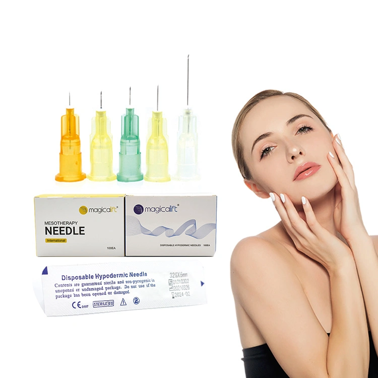 Factory Supply Disposable Sterile Meso 30 Gauge 6 mm Needle