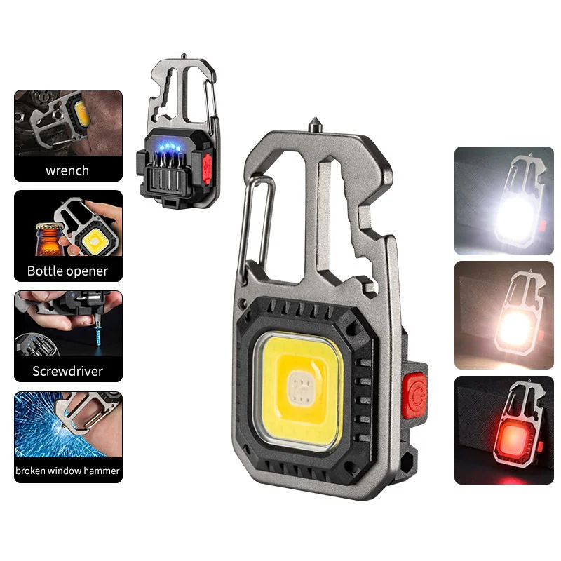 Multi-Functional Rechargeable Flashlight High quality/High cost performance Pocket Keychains Flashlight