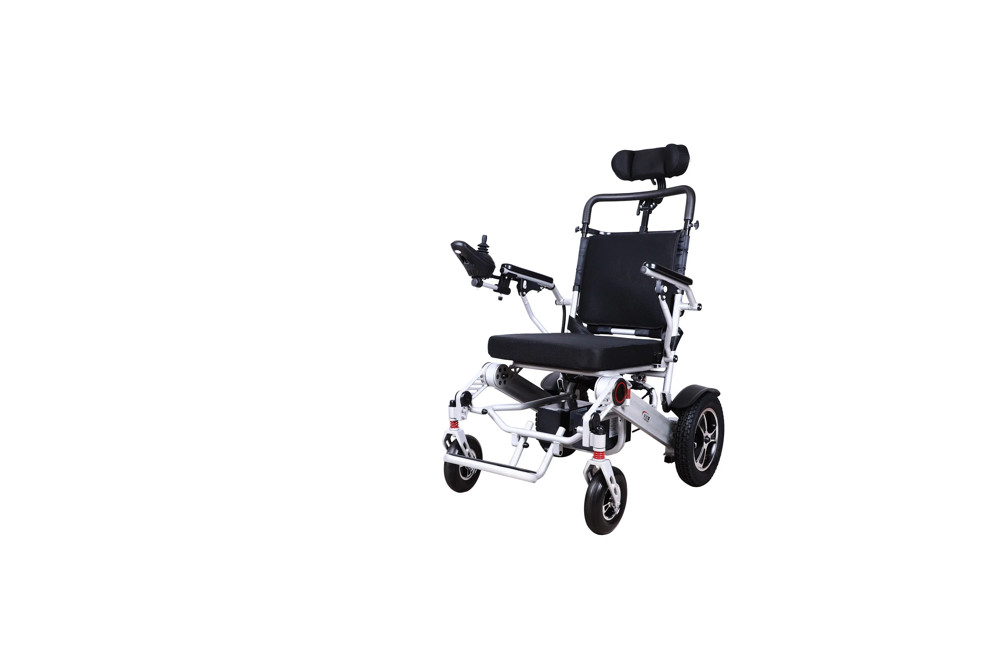 Fauteuil roulant électrique ultraléger pliable et portable pour adultes.