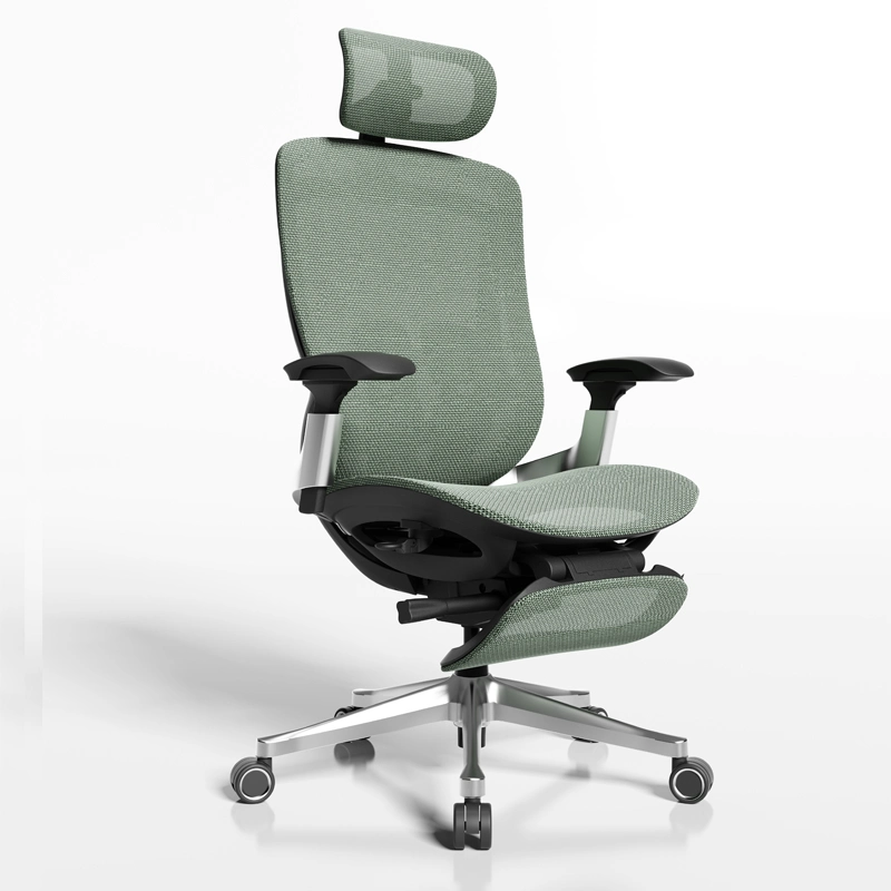 Chaise de bureau de direction ergonomique en maille pivotante réglable de luxe moderne