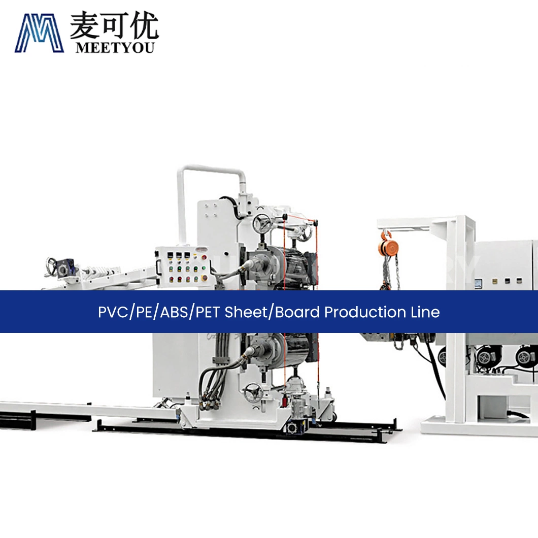 Meetyou Machinery PVC PE Pet PVC hojas para uso al aire libre Línea de producción proveedores de hojas de plástico resistentes al agua línea de producción China Línea de producción de placas de PE