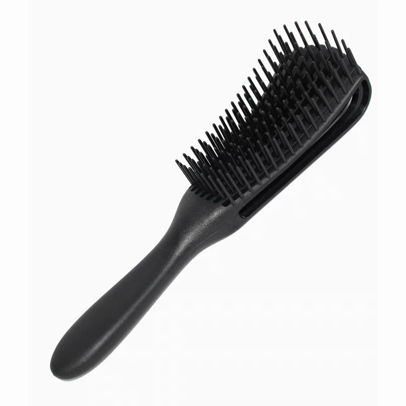 Wholesale/Supplier Custom Logo Afro America Detangling Massage Hair Brush for Curly Hair Brush Plastic Hair Comb