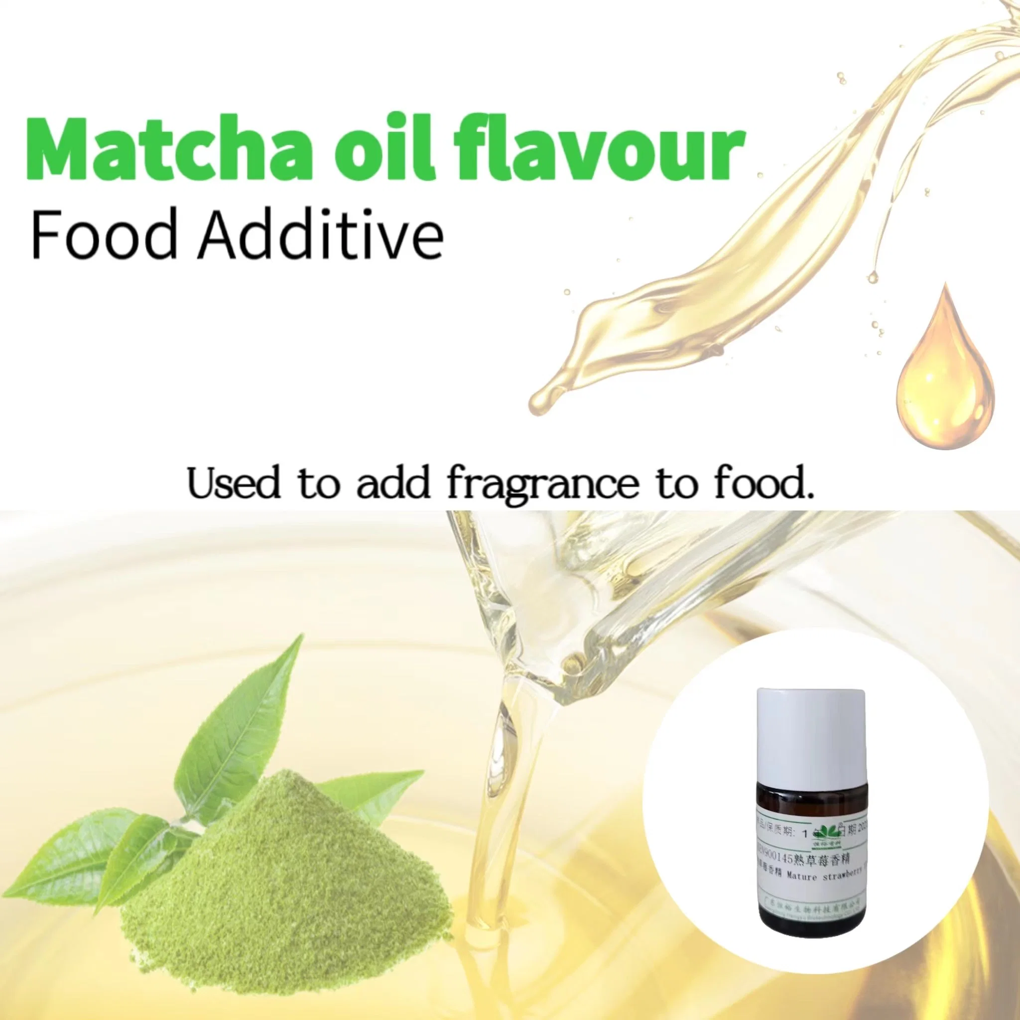 Matcha Oil Flavor, 30 Ml Sample, Food Flavor