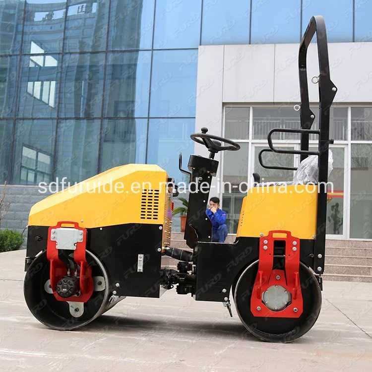 High Configuration 1 Ton Vibratory Hydraulic Road Roller Heavy Equipment Road Construction