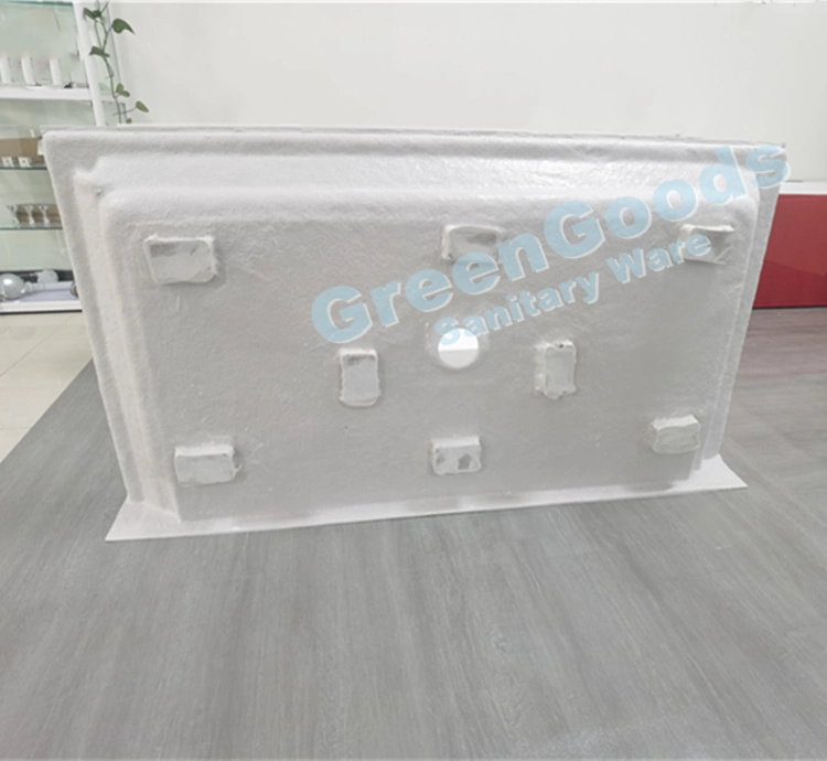 CE USA Standard Durable Non-Slip White Rectangular Shape Shower Tray