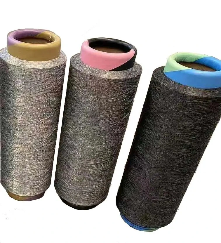 Premium-Qualität niedriger Preis gefärbte Polyester Recycling DTY Filament Garn Als Textilmaterial