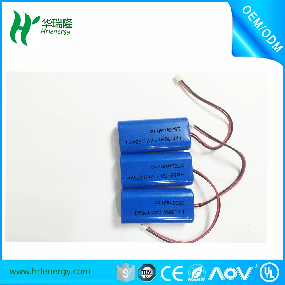 Li-Ion-Akku 3,7V 2500mAh 18650