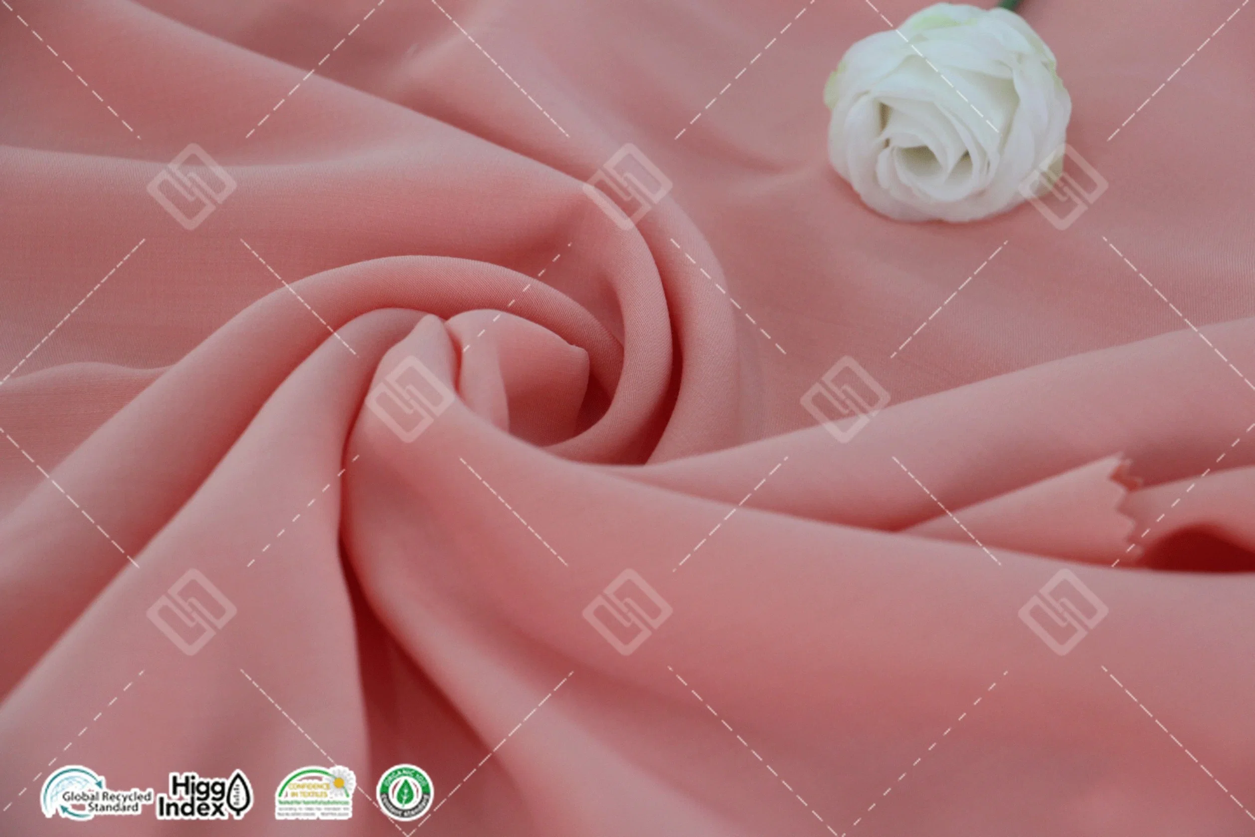 42%Polyester 58%Rayon Blending Gas Permeability Garment Dress Nightgown Home Textile Woven Fabric