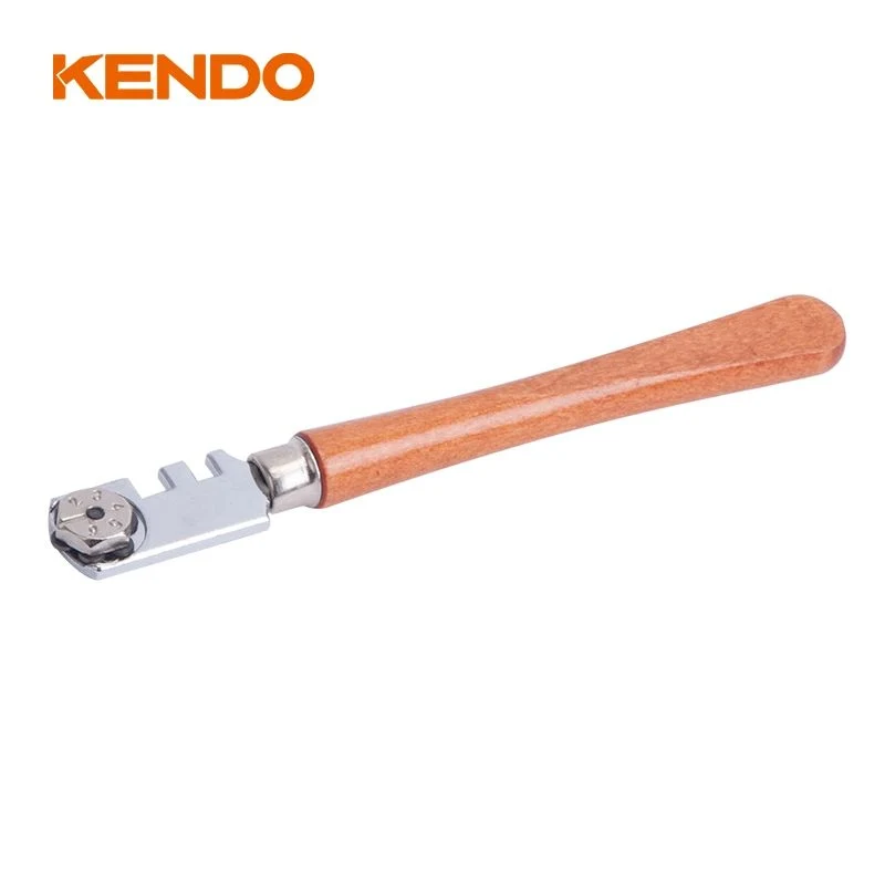 Kendo Wood Handle Pencil Style Carbide Tip Glass Cutter Cutting Tools for Tiles