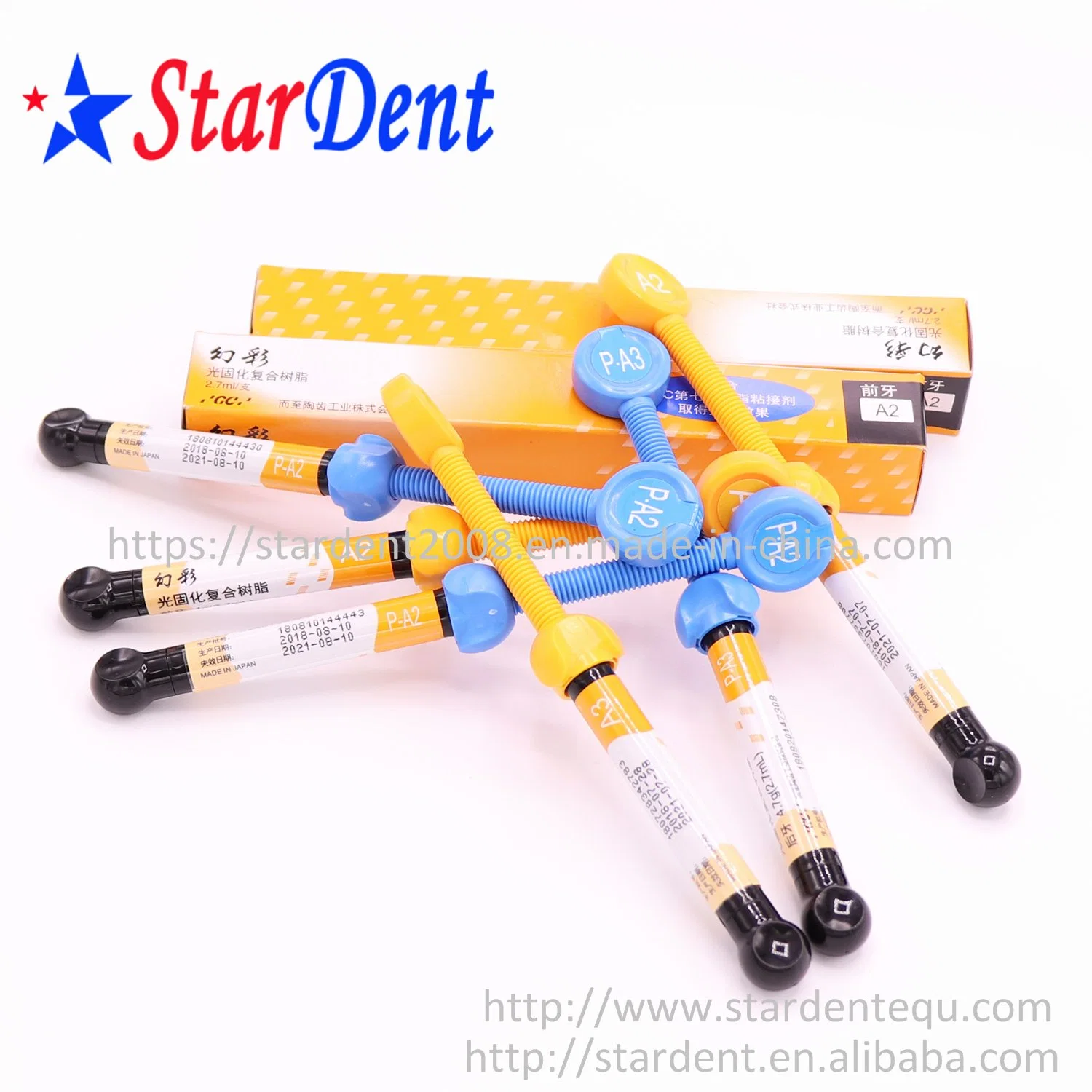 Material de dentisteria para Gc Gradia Direct 2.7Ml de resina