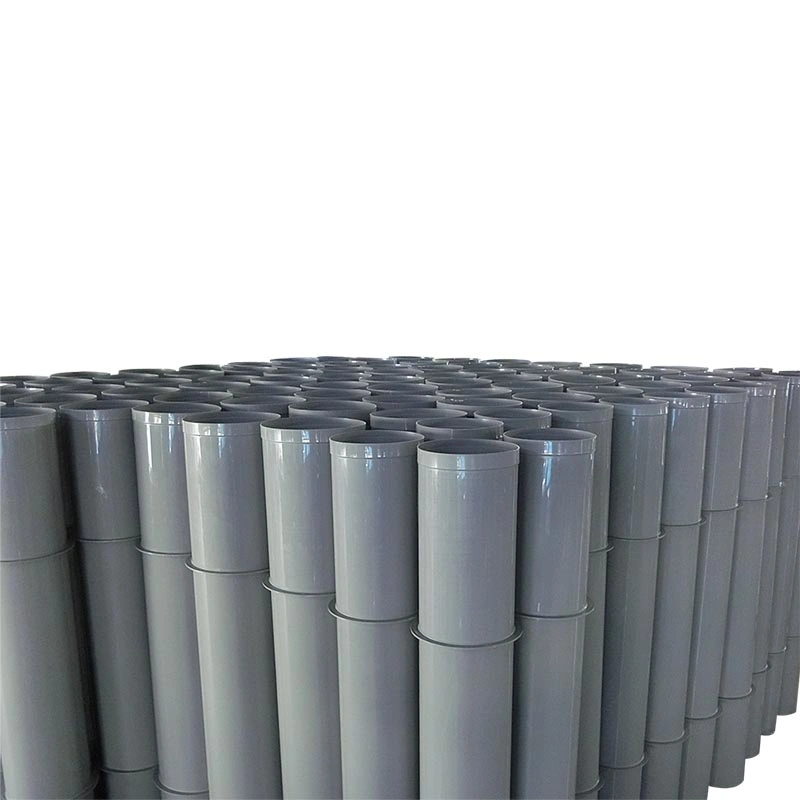 PP Polypropylene Ventilation Exaust Round Tubes Flexible Plastic Water Pipes