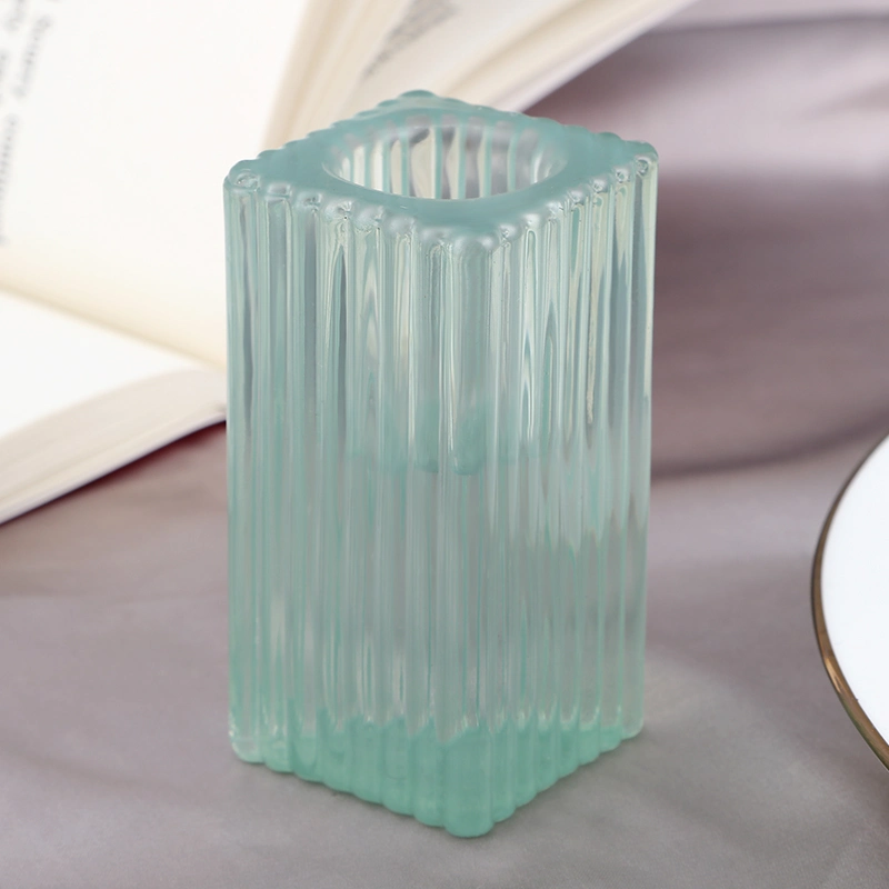 Le Style européen Retro Bougie en verre transparent de secours d'ustensiles de table simple bougie Décoration nordique Accueil créatif