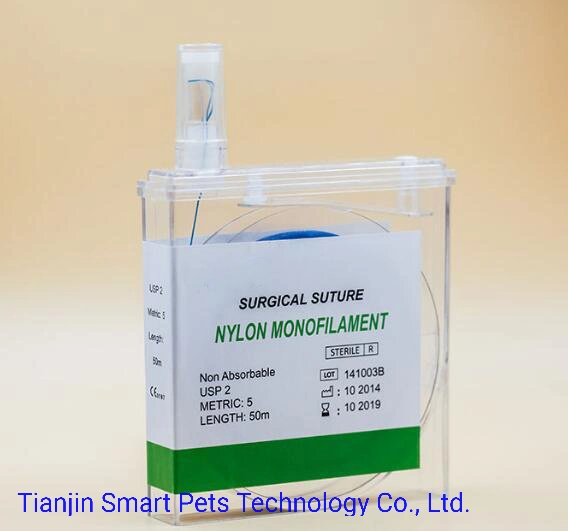 Boîte de absorbables ligne Animal vétérinaires Sutures Cassette médicale PET