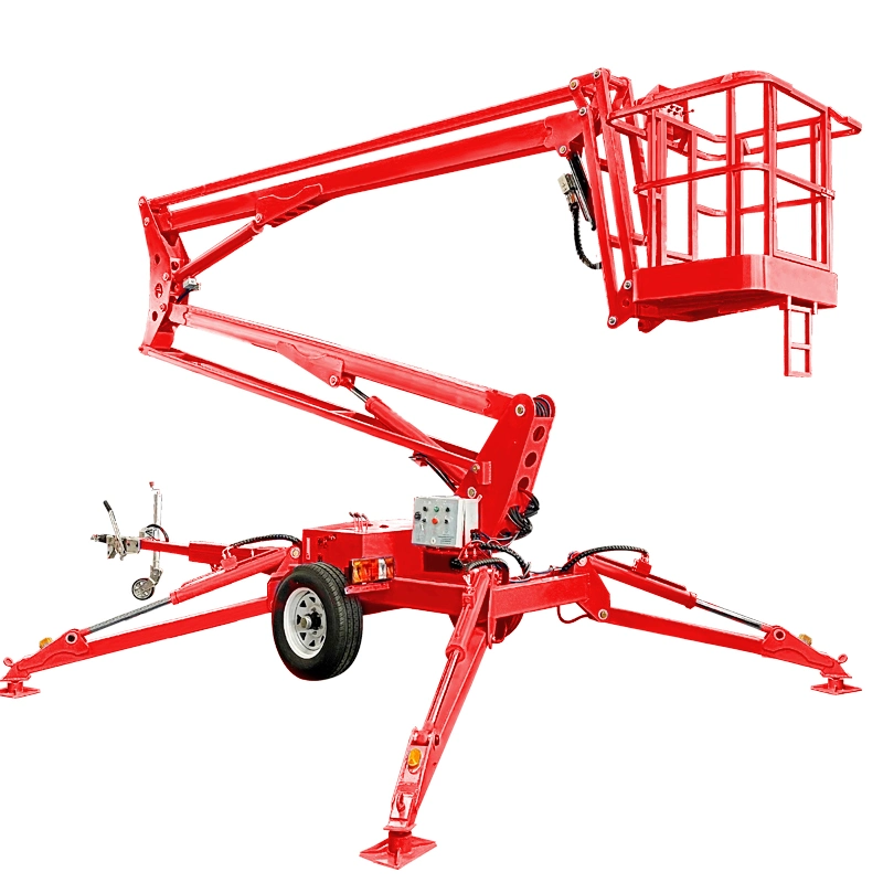 52feet Towable Articulated Boom Lift for Aerial Work