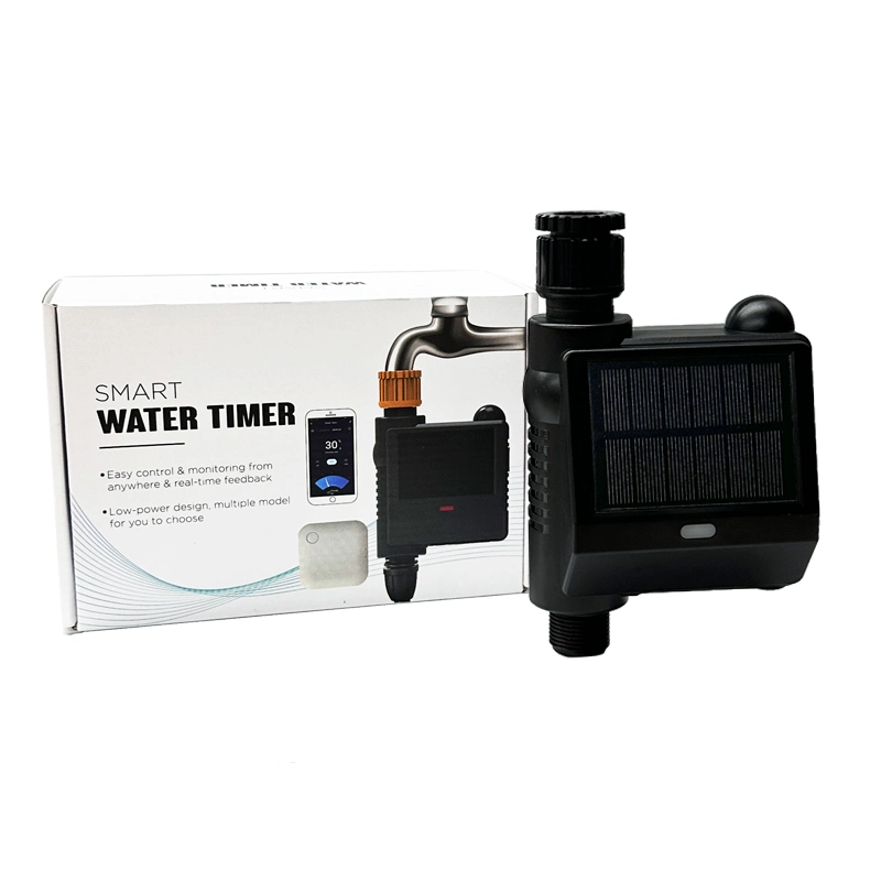 Home Phone APP Steuerung Solar Panel Smart Outdoor Wasser Ventil Timer-Steuersystem