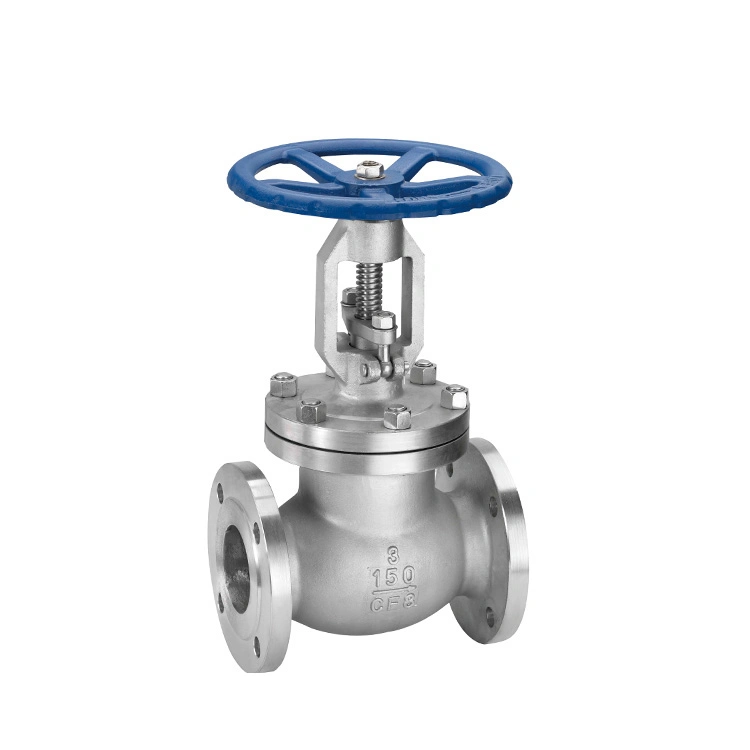 High Pressure 1 Inch DIN Pn40 GS-C25 Wcb Bellow Seal Flange Globe Valve