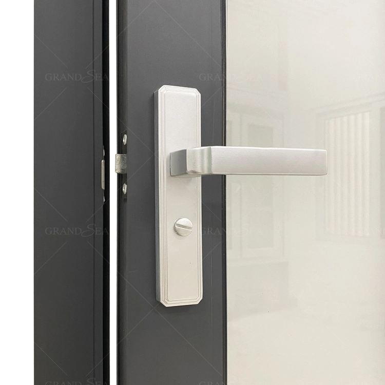 Cheap Modern Water Resistant Toilet Door Design Swing Aluminum Shower Glass Bathroom Door