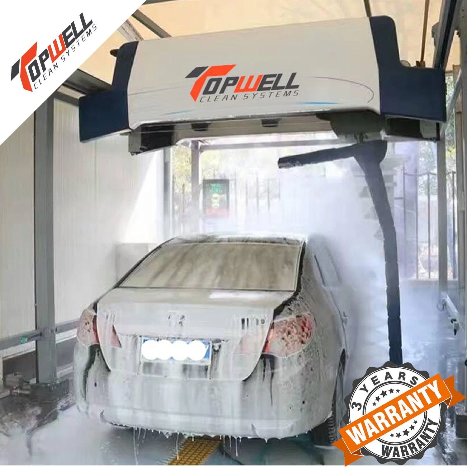 Full Automated Touch Free Car Wash Sytsem with 3X Color Foam Function