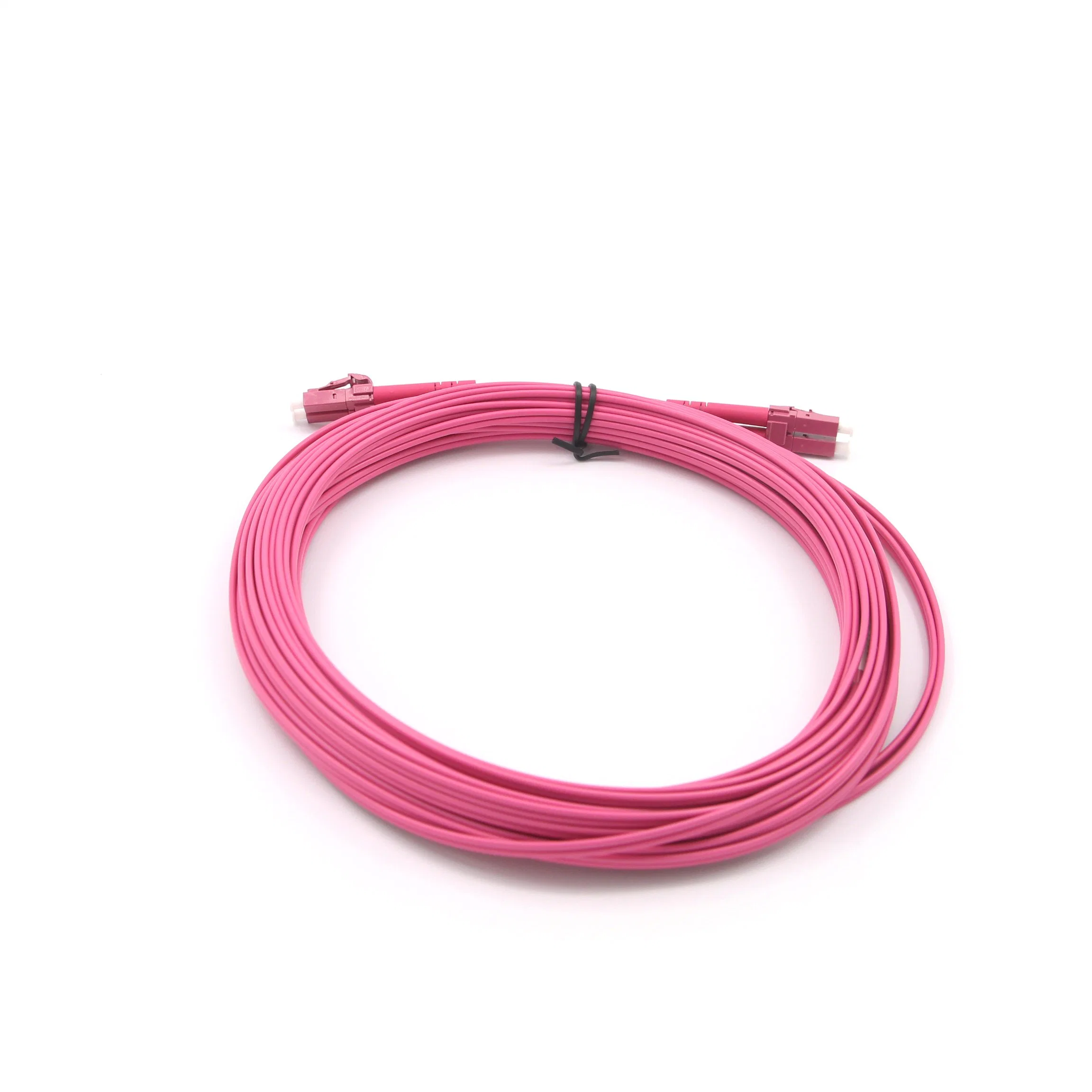 LC-LC Om4 Fiber Optic Patch Cord Assembly Wuth Duplex 10 Meters