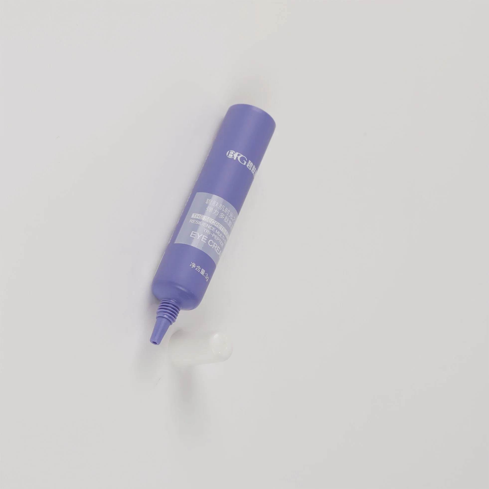 Crème oculaire personnalisée en usine plastique transparent cosmétique Soft Touch Squeeze Emballage des tubes